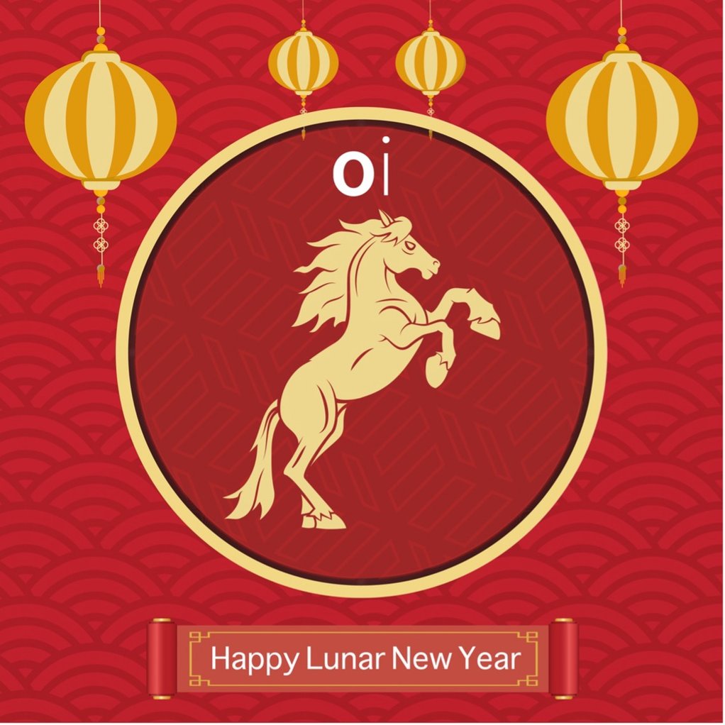 Year of the horse card