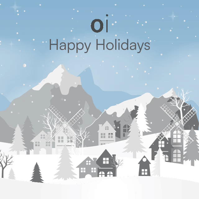 Happy Holidays Oi Card
